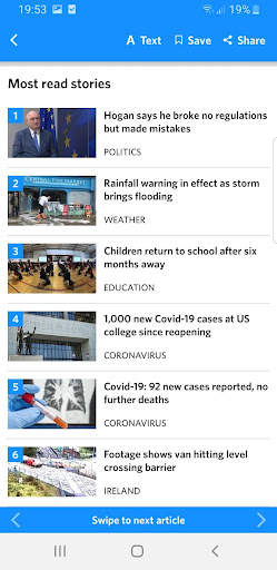 RTÉ News screenshot 5