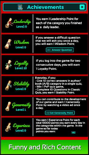 Literature Quiz Game screenshot 8