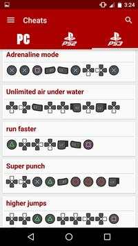 Cheats for GTA San Andreas screenshot 2