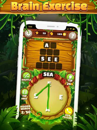 Word Jungle: Word Games Puzzle скриншот 10