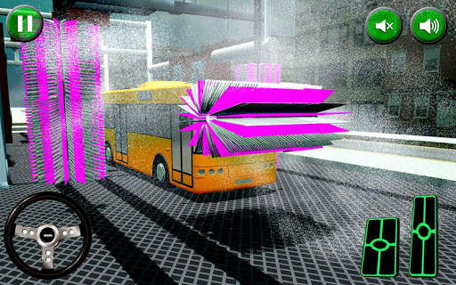 Modern Bus Wash Games: Car Wash Bus Mechanic Games screenshot 1