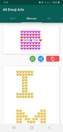 All Emoji Arts 😍 - Emoji Art copy and paste 😜 screenshot 7