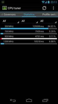 CPU tuner screenshot 5