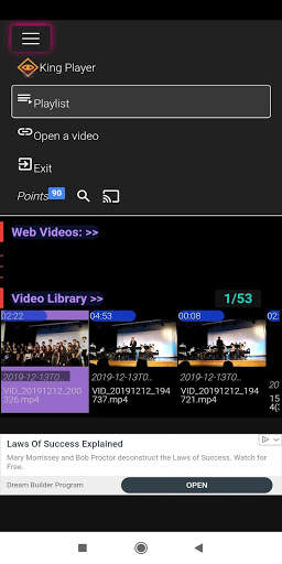 King Player (Cast/Sharing/Caching/Web Video) screenshot 3