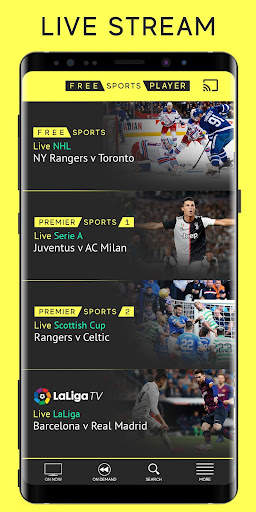 FreeSports Player 1 تصوير الشاشة