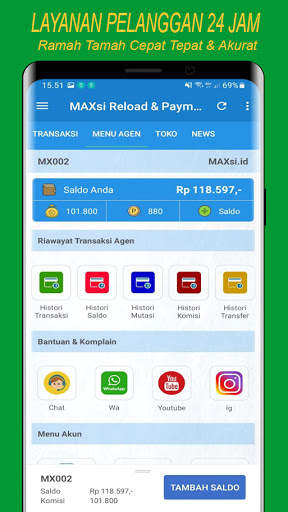 Distributor Agen Kuota Terlengkap - MAXsi Reload screenshot 5