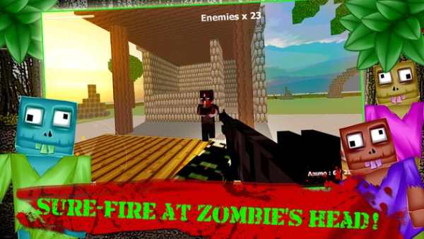 Island of Zombie Blocks screenshot 5