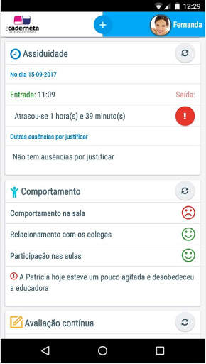 eCaderneta - Caderneta eletrónica para escolas screenshot 4