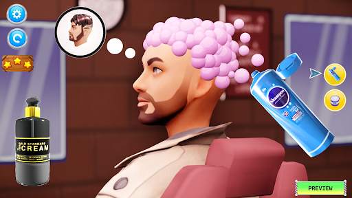 Barber Shop Hair Cut Sim Games screenshot 14