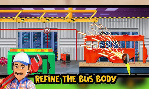 School Bus Builder Factory – Build Transport Truck screenshot 3