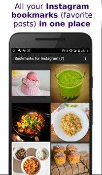 Bookmarks for Instagram screenshot 1