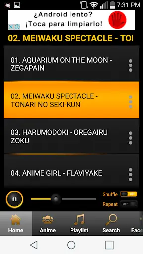 Anime Music screenshot 2