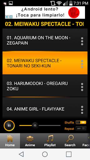 Anime Music screenshot 2