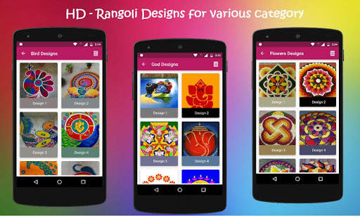 Rangoli Designs - Diwali Rangoli & Rangoli Pattern स्क्रीनशॉट 2