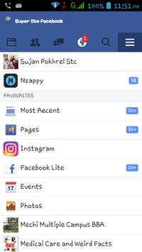 Super lite Facebook screenshot 5