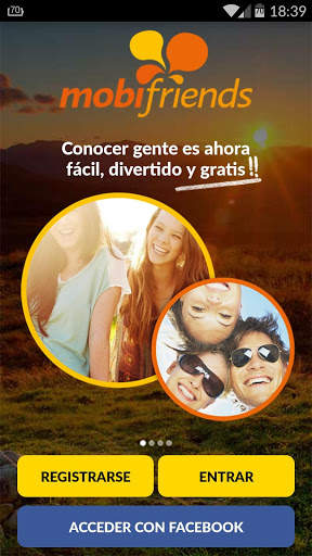 Mobifriends - Conocer gente, Buscar pareja, Ligar скриншот 1