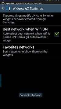 gX Wifi Auto Switcher screenshot 5
