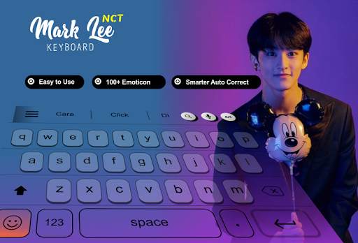Mark Lee NCT Keyboard Theme screenshot 1