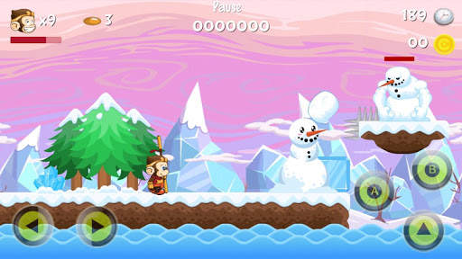 Super Monkey Rush World Runner Mobil Platform Game screenshot 5