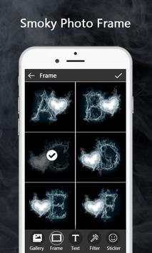 Smoky Text Photo Frame screenshot 2