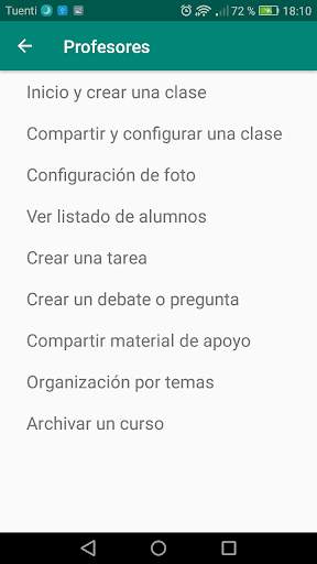 Manual de Classroom скриншот 2