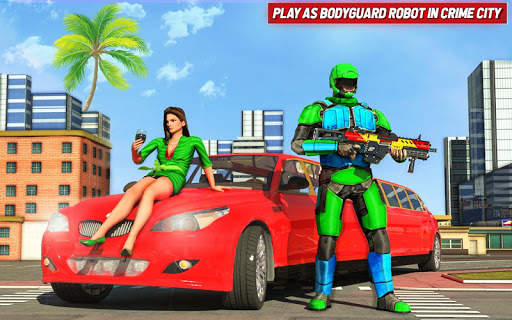 Bodyguard Robot Rope hero – Robot Crime Simulator screenshot 6