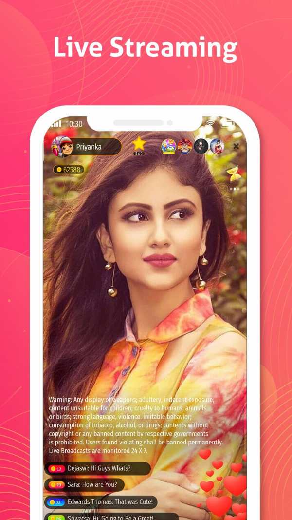 UGo Live- Live Video streaming, Live Chat & audio screenshot 1