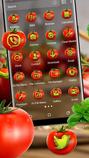 Chili Tomato Launcher Theme screenshot 2