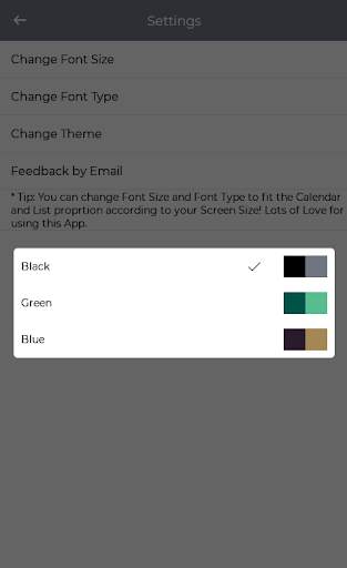 Calendar Notes - Multiple Notes Per day скриншот 4