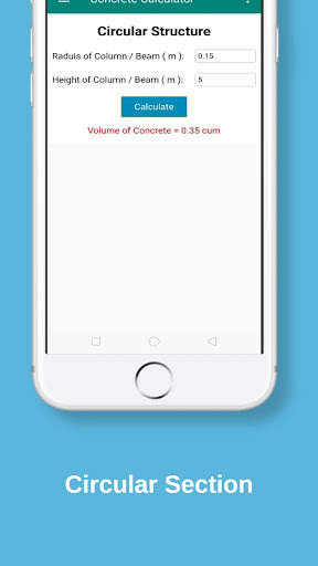 Concrete Calculator screenshot 3