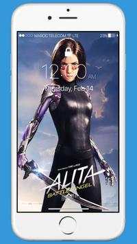 Alit­a bat­tle ange­l Lock Screen screenshot 8