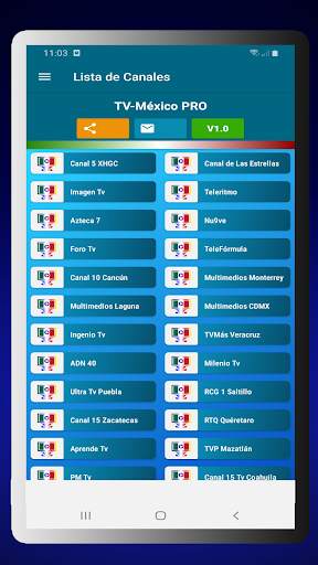 TV-México PRO screenshot 1