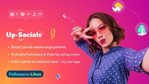 Up-Socials: Increase followers screenshot 1