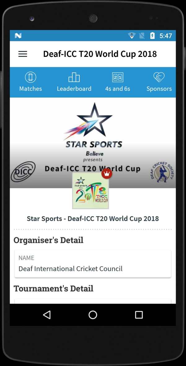 Deaf-ICC T20 World Cup 2018 screenshot 3