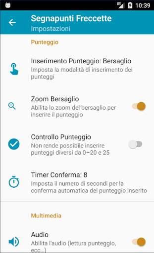 Segnapunti Freccette screenshot 6