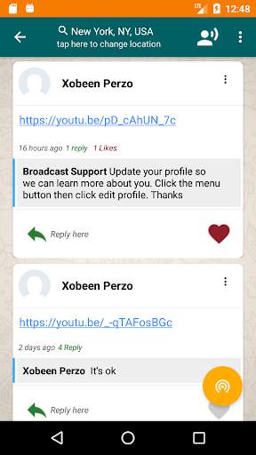 Broadcast Messenger screenshot 3