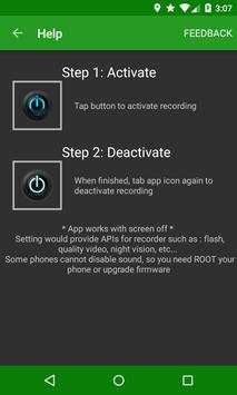 Hidden video recorder (HVR) screenshot 6