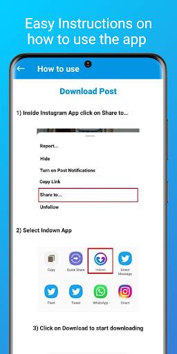 Indown - Photo & Video Downloader for Instagram screenshot 1