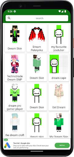 Dream Skins for Minecraft PE screenshot 5