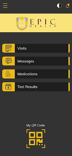 EPIC Health Application screenshot 1