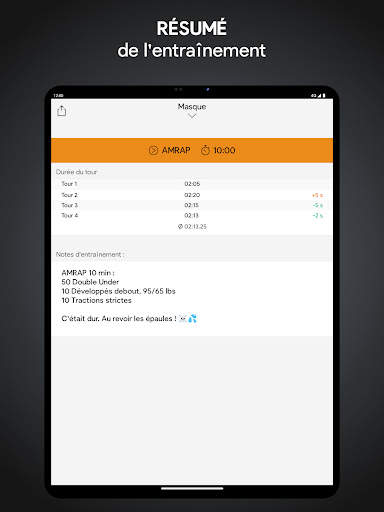 SmartWOD Timer - Minuteur WOD screenshot 14