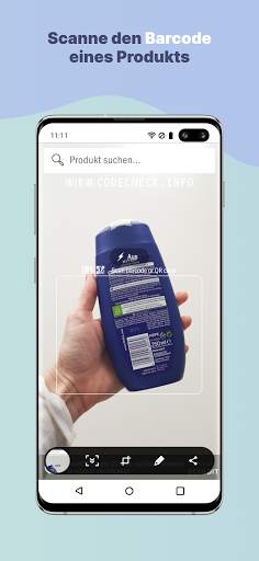 CodeCheck: Lebensmittel & Kosmetik Produkt Scanner screenshot 3