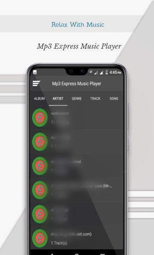 MP3 Express Music Player स्क्रीनशॉट 3