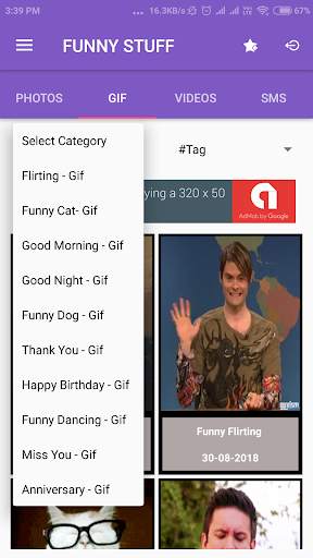 Funny Stuff - HD WALLPAPER, GIF, VIDEOS, SMS screenshot 5