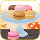 cooking macaroni cakes girls games logo