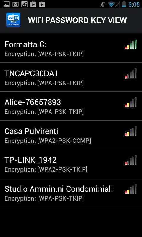 WiFi Password Key Viewer screenshot 2