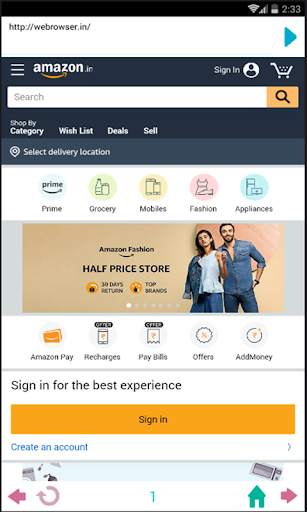 Fire Kangaro Lite Browser screenshot 4