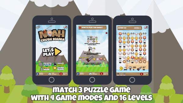 Noah Crush Mania HD screenshot 1