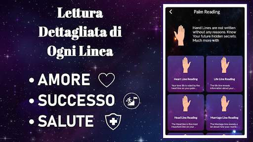 Lettura del palmo e chiromante screenshot 2