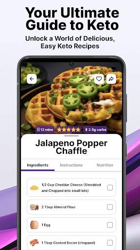 Lazy Keto Diet Meal Planner screenshot 1
